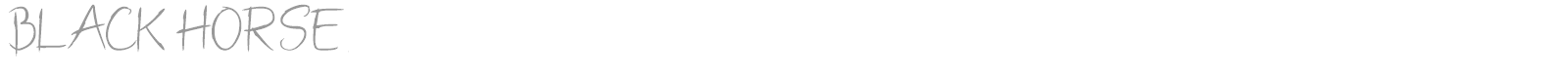 Black Horse font preview